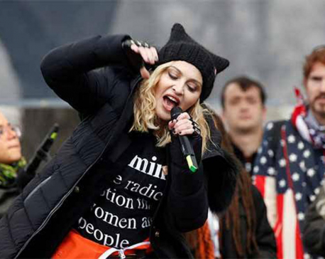Madonna, Katy Perry join anti-Trump women’s march